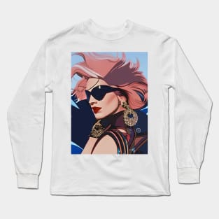 Eighties Girl Long Sleeve T-Shirt